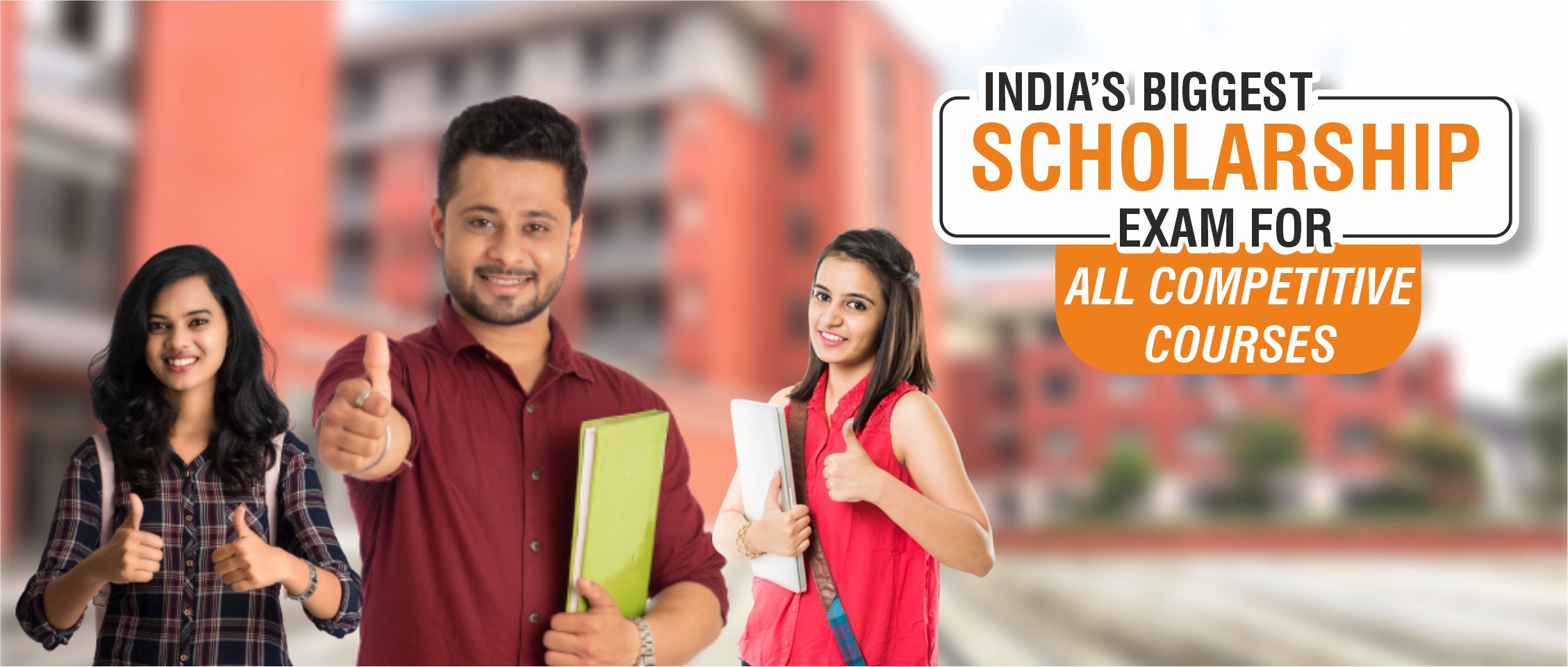 India's Biggest Scholarship Exam for All Competitive Courses